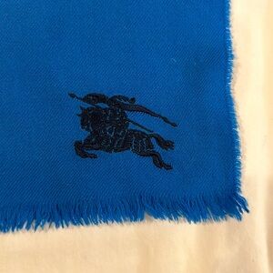 Burberry Scarf - Cobalt Blue